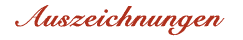 Auszeichnungen